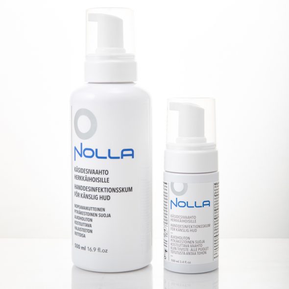 Nolla hand sanitizer was most preferred winning the test